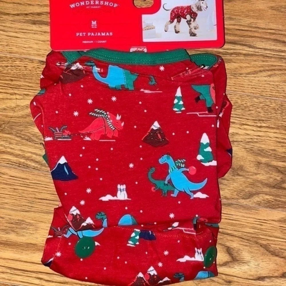 Wondershop Holiday Dino Print Pet Pajamas Matching Family Christmas Sleep Shirt